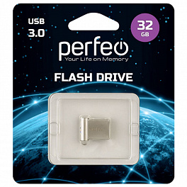 Perfeo USB3.0  32GB M06 Metal Series