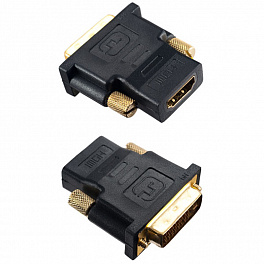 Переходник PERFEO HDMI A розетка - DVI-D вилка (A7004) (100)