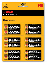 Батарейка KODAK LR06/12BL XTRALIFE Alkaline Отрывной (144)