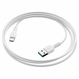 Кабель HOCO X33 USB Type-C/ 1m/ 5A/ White