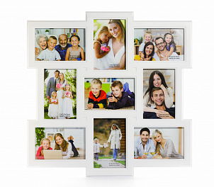 Мультирамка Fotografia на 9 фото 10х15 (FFC-1021) белая