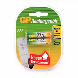 Аккумулятор GP R 3 ( 850 ma) 2BL Пластик (20)
