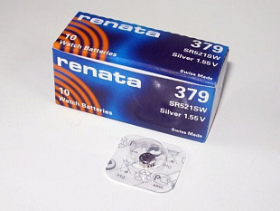 Батарейка Renata 379 SR521SW/10BOX (10) (100)