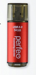 Perfeo USB 64GB E04 Red economy series