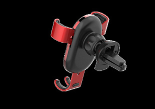 Автодержатель гравитационный LDNIO MG01 для смартфона до 6,5"/ на воздуховод/ Red