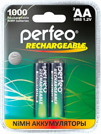 Аккумулятор Perfeo R06 Ni-Mh (1000 mAh) B2 (60)