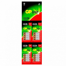 Батарейка GP LR06 (4x4)BL Super Отрывные (16) (160)