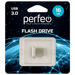 Perfeo USB3.0  16GB M06 Metal Series