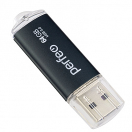 Perfeo USB3.0  64GB C14 Black metal series