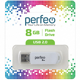 Perfeo USB  8GB C03 White