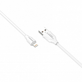 Кабель LDNIO LS361/ USB Lightning/ 1m/ 2.4A/ медь: 86 жил/ White