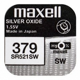Батарейка MAXELL 379 SR521SW/10BOX G0 Hologram (10)