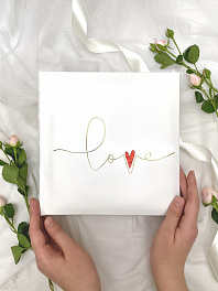 Фотоальбом  200 фото 10х15, бум. листы книжн.переплет "my Valentine" FA-DL 200.004