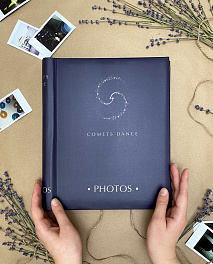 Фотоальбом на 10 магнитных листов 23х28 см, внутр. спираль comet dance Танец комет