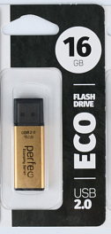 Perfeo USB 16GB E03 Gold economy series