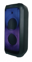 Колонка-Bluetooth Perfeo "Power Box 80 Flame II" BT, EQ, USB, microSD, AUX, FM, TWS, ПДУ, 2 б/п мик