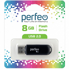 Perfeo USB  8GB C03 Black