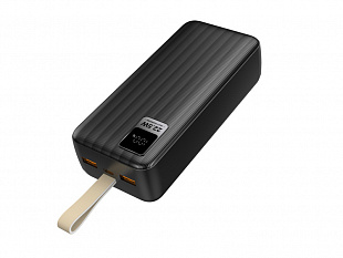 Аккумулятор Perfeo Powerbank WATERFALL 30000 mAh/LED дисплей/PD+QC 3.0/Type-C/2 USB/Black