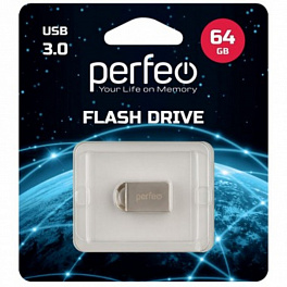 Perfeo USB3.0  64GB M11 Metal Series