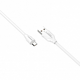 Кабель LDNIO LS362/ USB Micro/ 2m/ 2.4A/ медь: 120 жил/ White