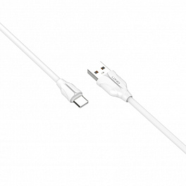 Кабель LDNIO LS361/ USB Type-C/ 1m/ 2.4A/ медь: 86 жил/ White