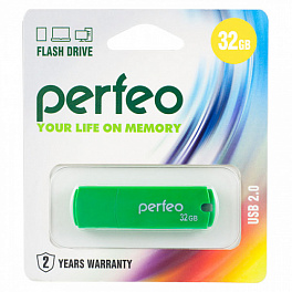Flash Drive 32 Gb Perfeo C05 Green