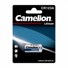 Батарейка Camelion CR123/1BL Lithium (10)