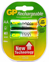Аккумулятор GP R 06 ( 1300 ma) 2BL Пластик (20)