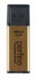 Perfeo USB  4GB E03 Gold economy series