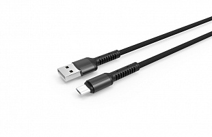 Кабель LDNIO LS64/ USB кабель Micro/ 2m/ 2.4A/ медь: 120 жил/ Gray