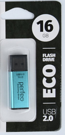 Perfeo USB 16GB E03 Green economy series