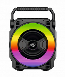 Колонка-Bluetooth Perfeo VS BT 103-01 LED, FM, MP3 USB/TF, TWS, 5 Вт, черная