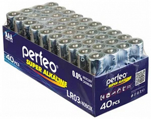 Батарейка Perfeo LR03/40BOX Super Alkaline (40/160)