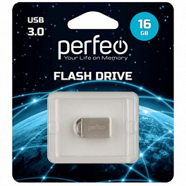 Perfeo USB3.0  16GB M11 Metal Series