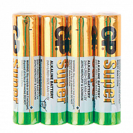 Батарейка GP LR03/(4x4)BL Super Отрывные (16) (160)