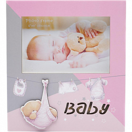 Мультирамка Fotografia с подсветкой  10х15 FFL- 806"Baby" розовая (24)