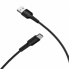 Кабель BOROFONE BX17 USB Type-C/ 1m/ 2A/ Black