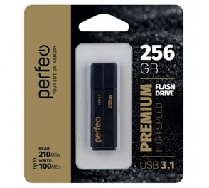 Perfeo USB3.1 256GB C16 Black Type A+C
