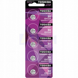 Батарейка Toshiba CR1220/5BL (100)