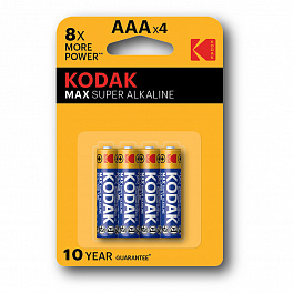 Батарейка KODAK LR03/4BL MAX Super Alkaline (40)