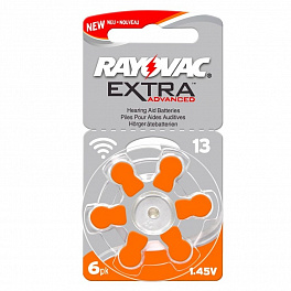 Батарейка RAYOVAC ZA13/6BL EXTRA (6/60)