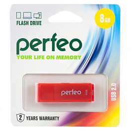 Flash Drive 8 Gb Perfeo C04 Red