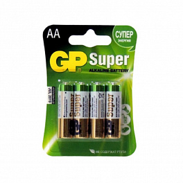 Батарейка GP LR 06 4BL Super  (40) (320)