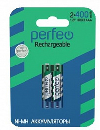 Аккумулятор Perfeo R 03 ( 400 ma) 2BL (60)